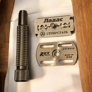 Rex Envoy safety razor 316 stainless steel- 104