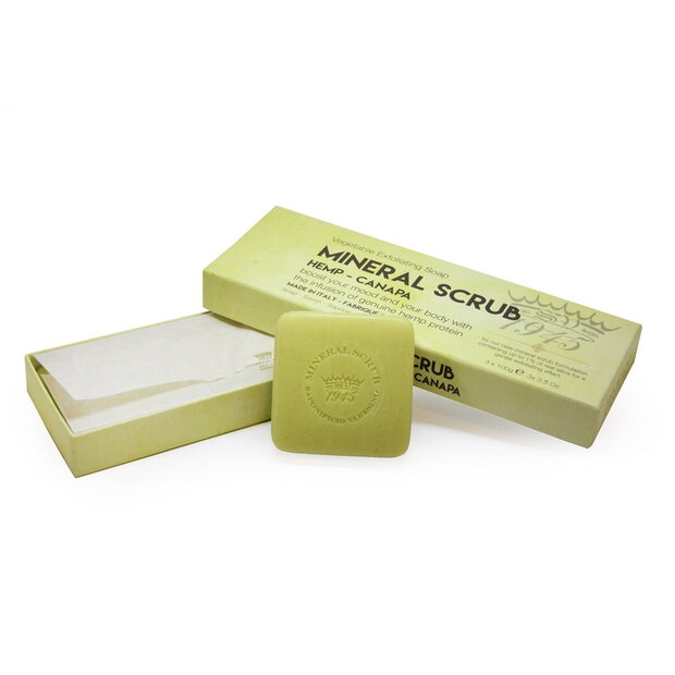 Saponificio Varesino Mineral Scrub Hemp - Canapa Soap Gift Set 3x100 g 