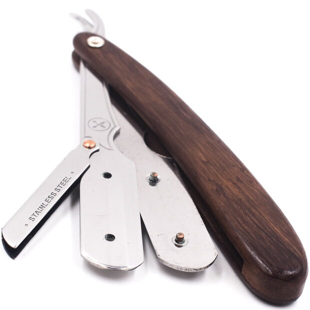 Parker straight razor dark brown SRDW 