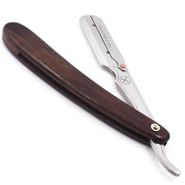 Parker straight razor dark brown SRDW 