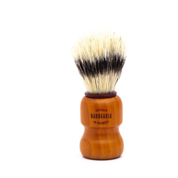 Antiga Barbearia de Bairro Natural Bristle Shaving Brush 