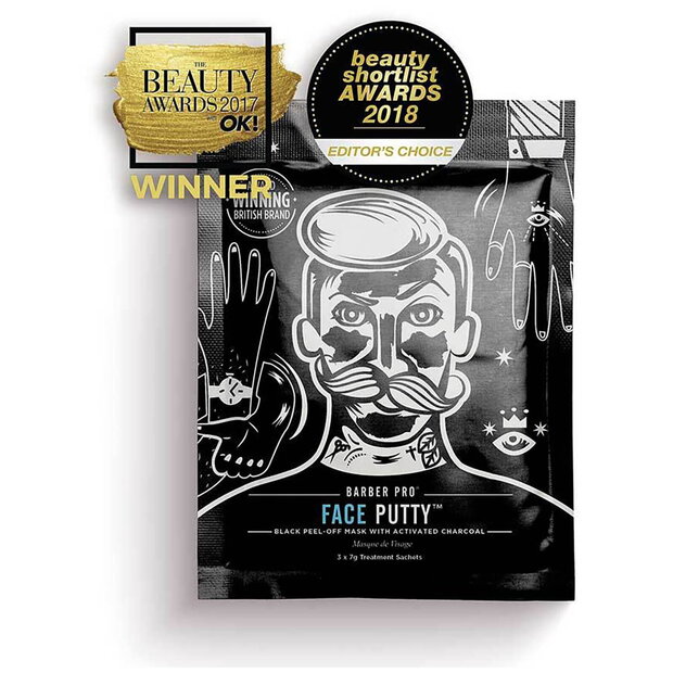 Маска-пленка для лица Barber Pro Face Putty Black