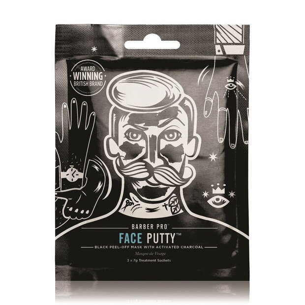 Маска-пленка для лица Barber Pro Face Putty Black