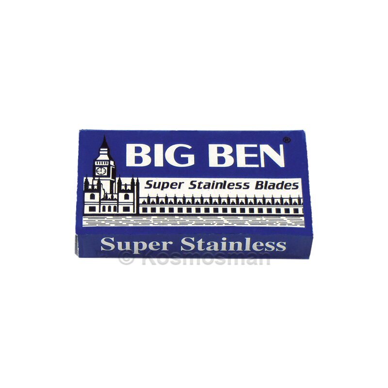 5 Double Edge Blades Big Ben Super Stainless 