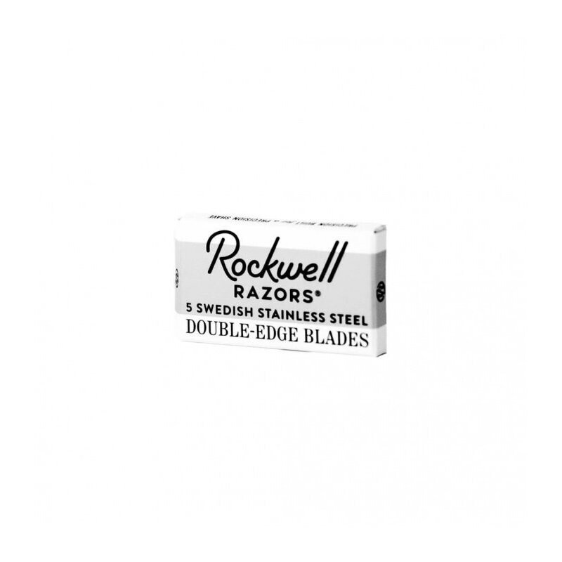 5 Rockwell Double-Edge Razor Blades 