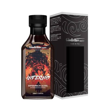 The Goodfellas’ smile aftershave fluid Inferno zero alcohol 100ml