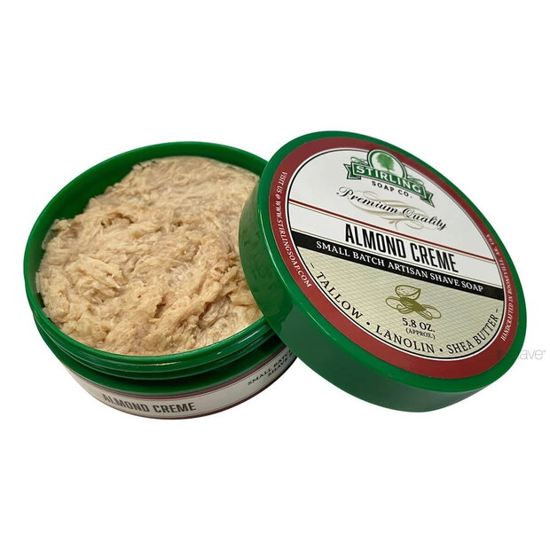 Stirling Shaving Soap Almond Creme 170ml 