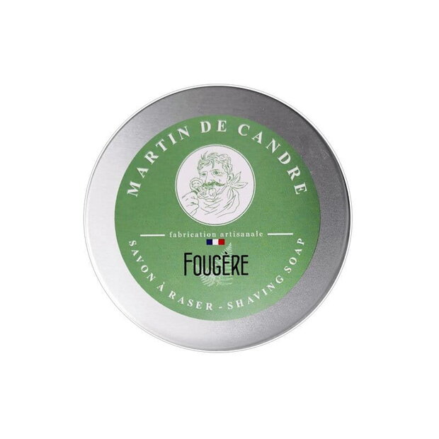 Martin De Candre shaving soap Fougere in glass bowl 50gr 