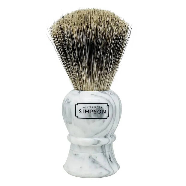 Помазок для бритья Simpson Islington Faux Grey Italian Marble L