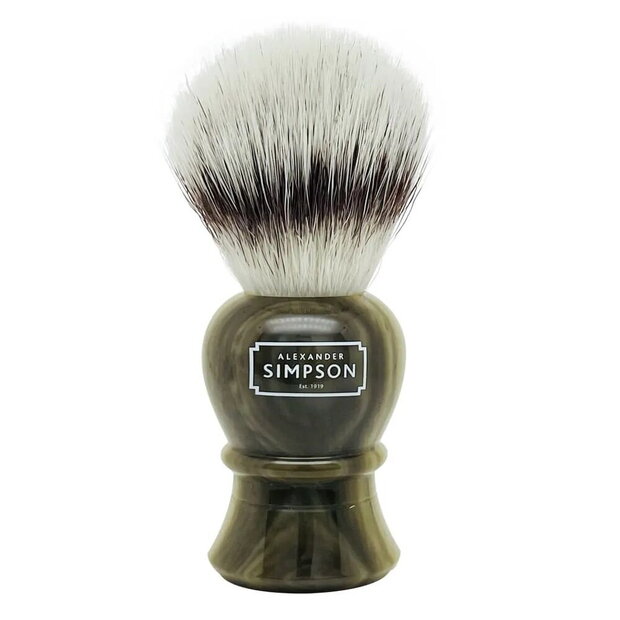 Simpson shaving brush synthetic Islington Faux Horn L 