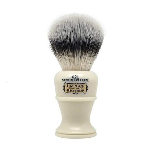 Simpsons shaving brush Colonel X2L Sovereign Grade Synthetic Fibre