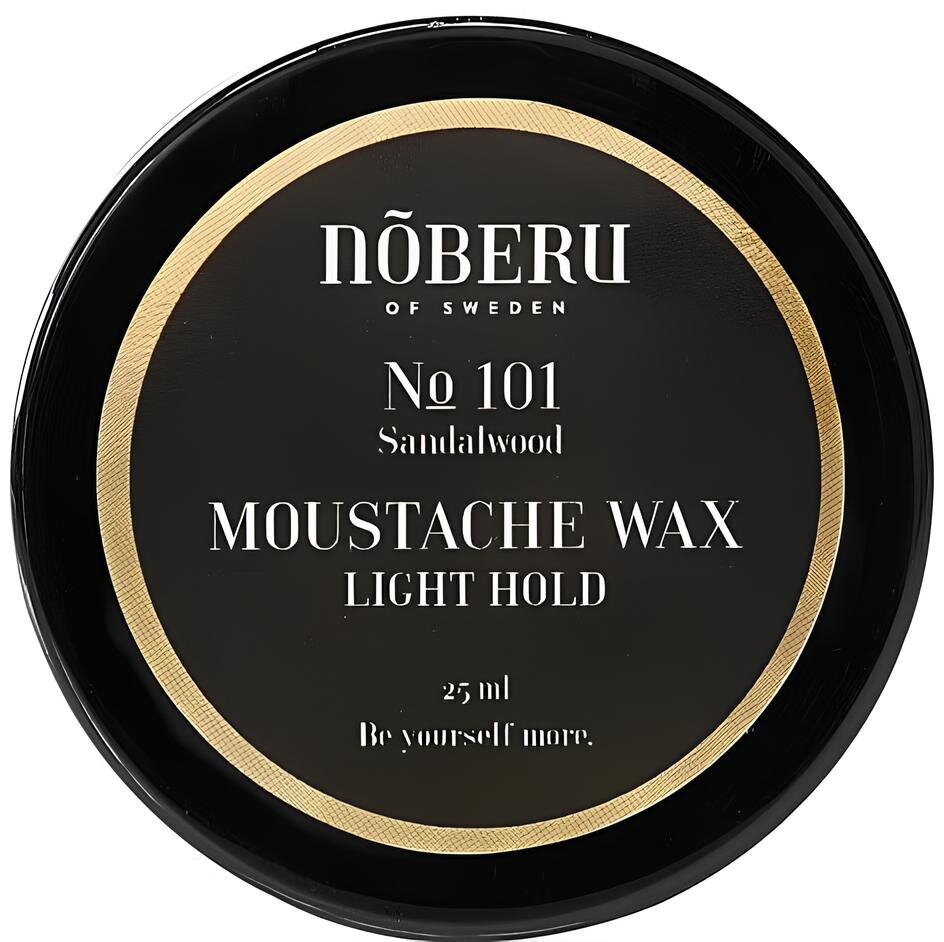 Noberu Of Sweden Sandalwood Strong Hold Mustache Wax 25ml 