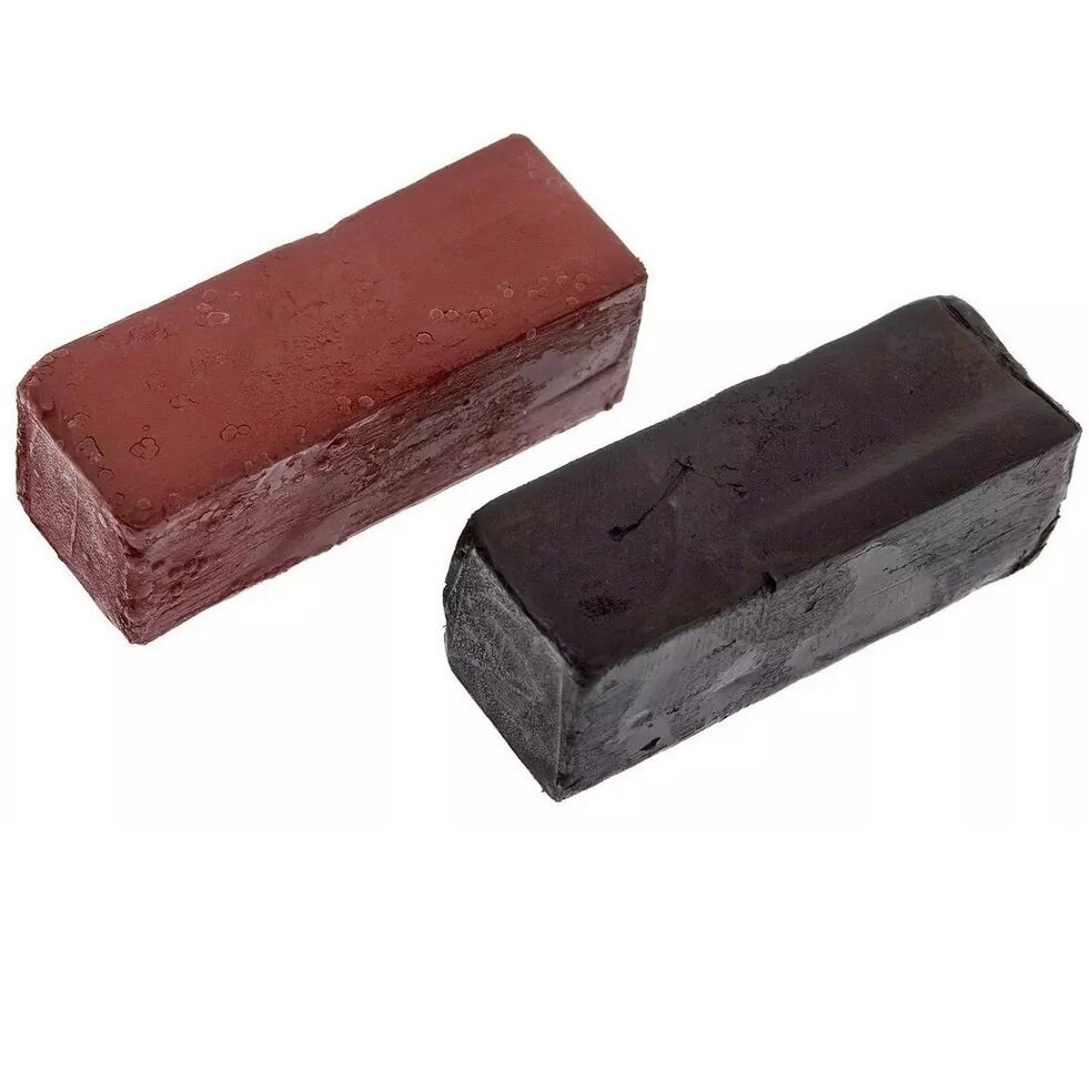 Herold Solingen Pack 2 Pastas Afilar Abrasivas Rojo y Negro 