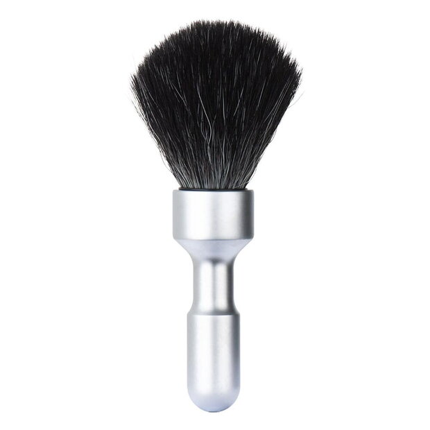 Merkur shaving brush synthetic Black Futur matte chrome 