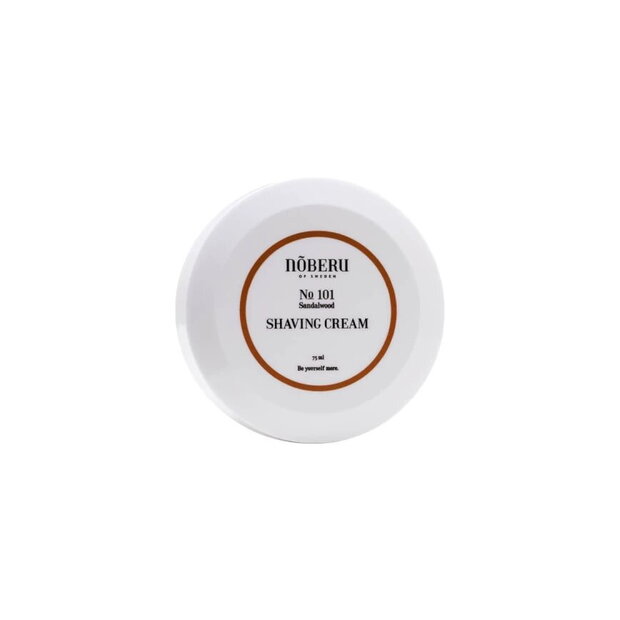Noberu of Sweden Sandalwood Shaving Cream 75ml 