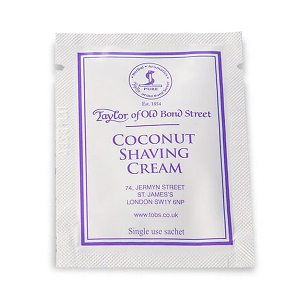Taylor Of Old Bond Street Coconut Shaving Cream Sample 5ml