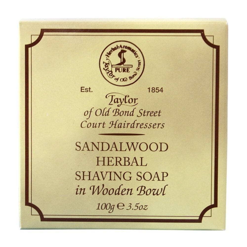 Taylor of Old Bond Street Sandalwood Shaving Wooden Bowl 100gr. 