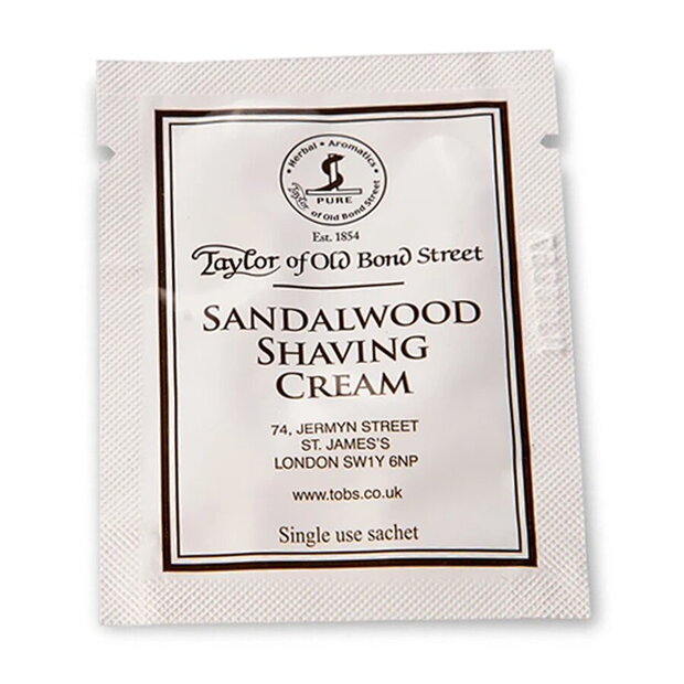 Taylor Of Old Bond Street Sandalwood Shaving Cream Sample 5ml 
