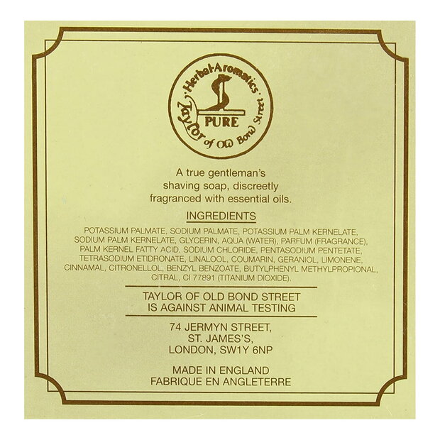 Taylor of Old Bond Street Sandalwood Shaving Soap Refill 100g