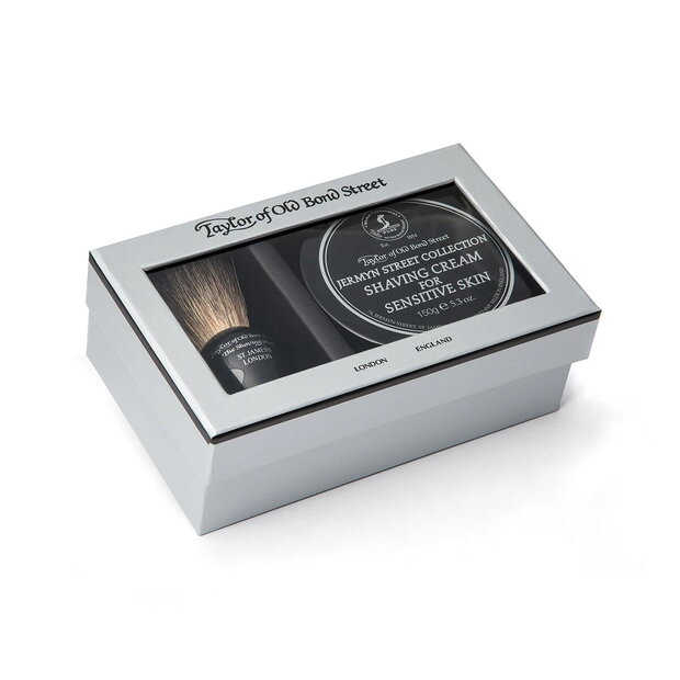Taylor of Old Bond Street Jermyn Street Collection Pure Badger & Bowl Gift Box Set