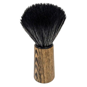 Merkur shaving brush synthetic PLYWOOD, Black Fibre Synthetic