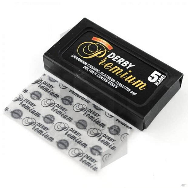 Лезвия для бритья Derby Black Premium