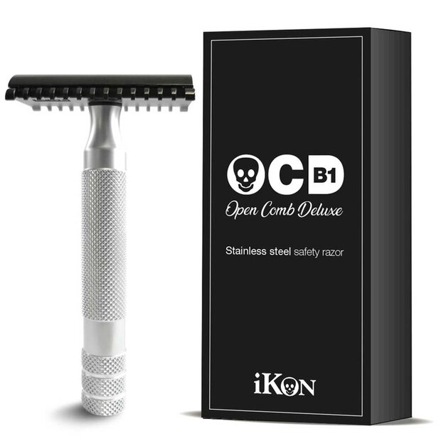 Ikon B1 OCD Open comb Stainless Steel Safety Razor