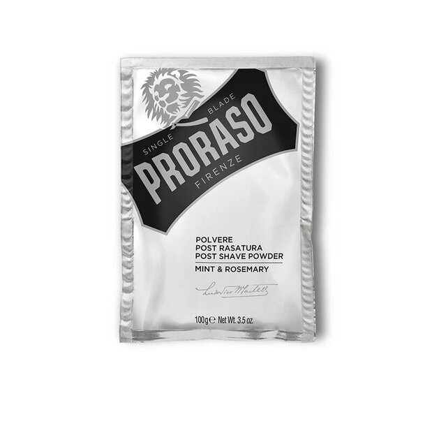Proraso aftershave powder mint and rosemary 100gr
