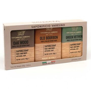 Saponificio Varesino Men Mix - 3 x 150g set