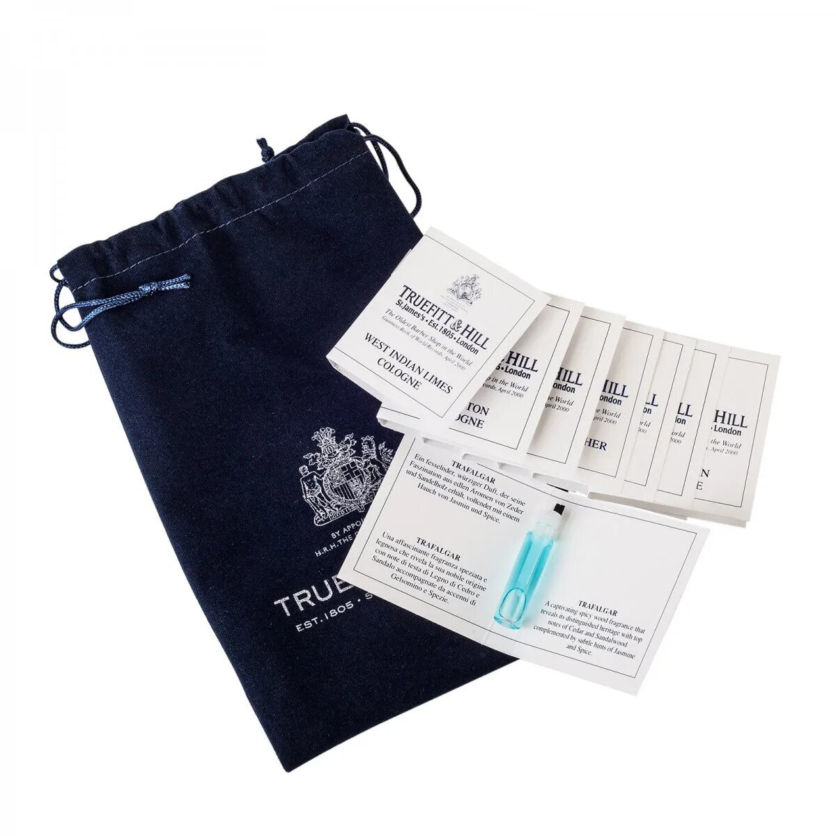 Truefitt & Hill Cologne 9 Sample Pack 1.8ml 