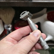 Rockwell 6S Classic Safety Razor Matte Stainless Steel