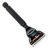 Parker safety razor Chrfus Black Compatible with Fusion