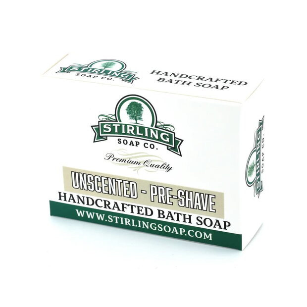 Stirling preshave bar Unscented 155gr 