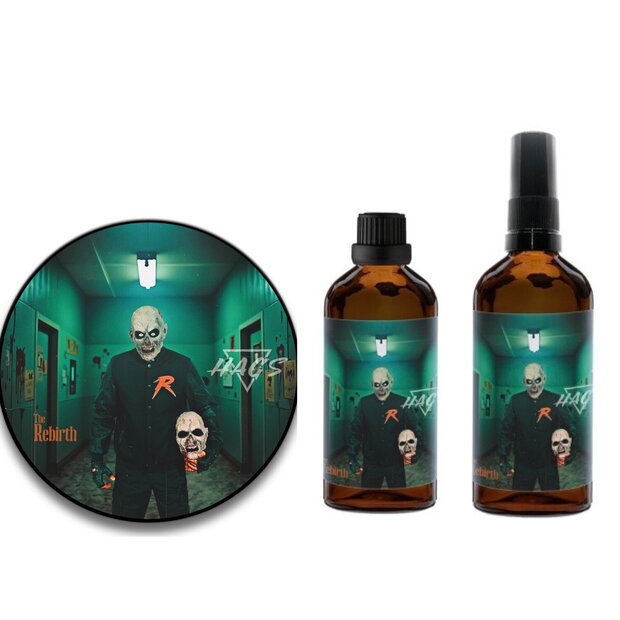 HAGS Limited Edition - shaving soap, AS lotion, balm