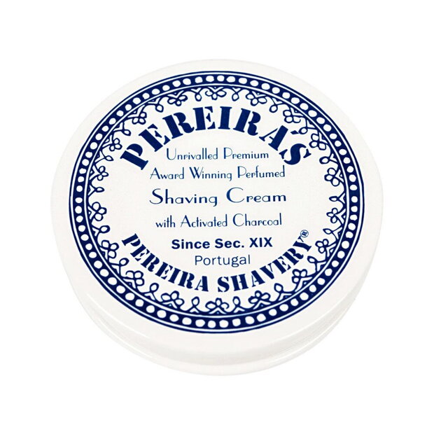Pereira Shavery Activated Charcoal Shaving Soap 130g