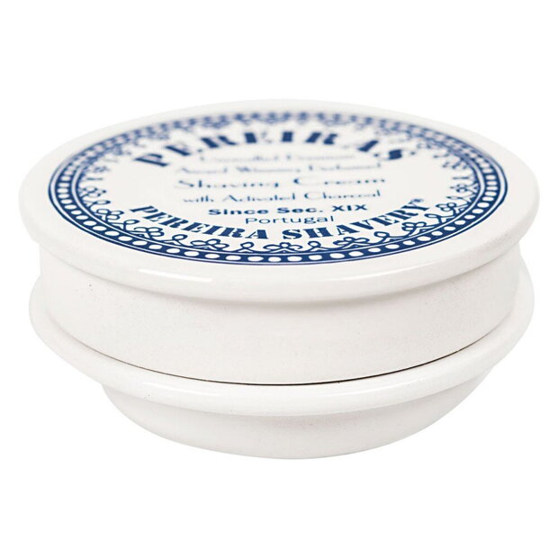 Pereira Shavery Activated Charcoal Shaving Soap 130g