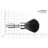 Merkur shaving brush synthetic Black Futur polished chrome 