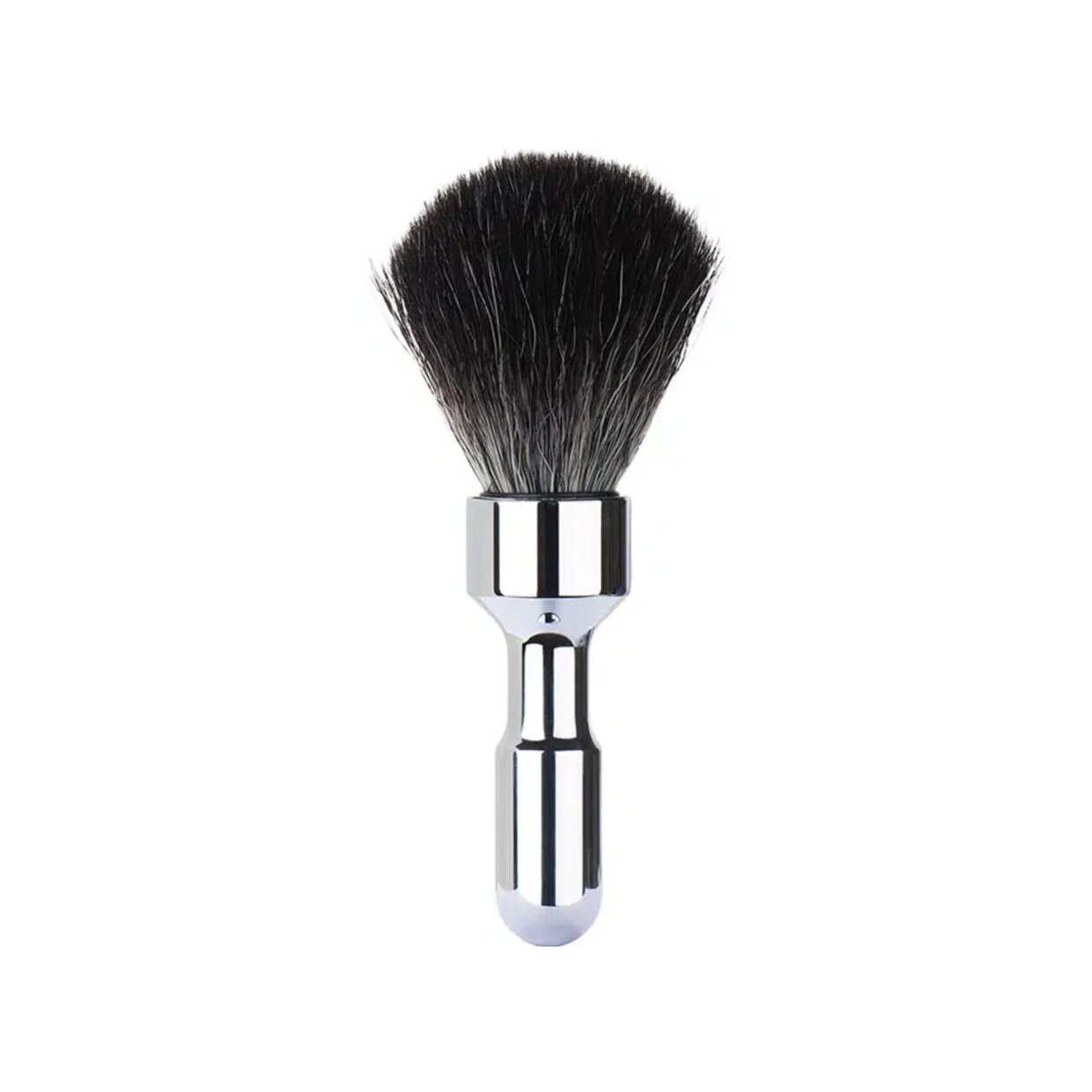 Merkur shaving brush synthetic Black Futur polished chrome 