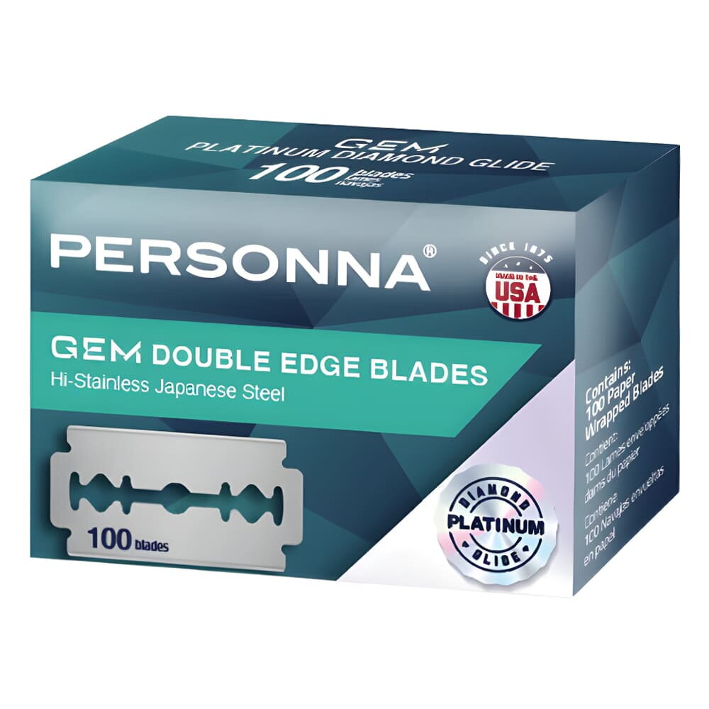 100 razor blades double edge Personna GEM 