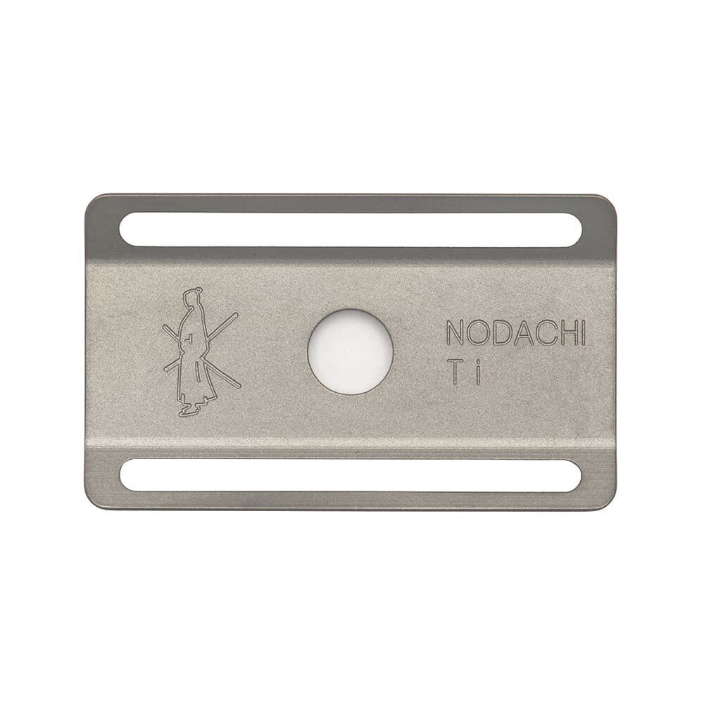 Tatara replacement plate closed comb titanium Masamune Nodachi - Matte 