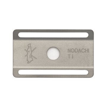 Tatara replacement plate closed comb titanium Masamune Nodachi - Matte