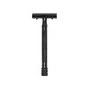 Merkur DE Razor 23B, Straight Comb, Long Handle, Bright Chrome / PVD Black 