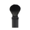 Merkur Shaving Brush 1300, Black-Fibre Synthetic, Travel Tube, Black Aluminum 