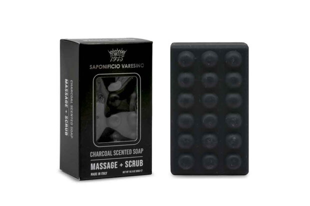 Массажное мыло Saponificio Varesino Charcoal
