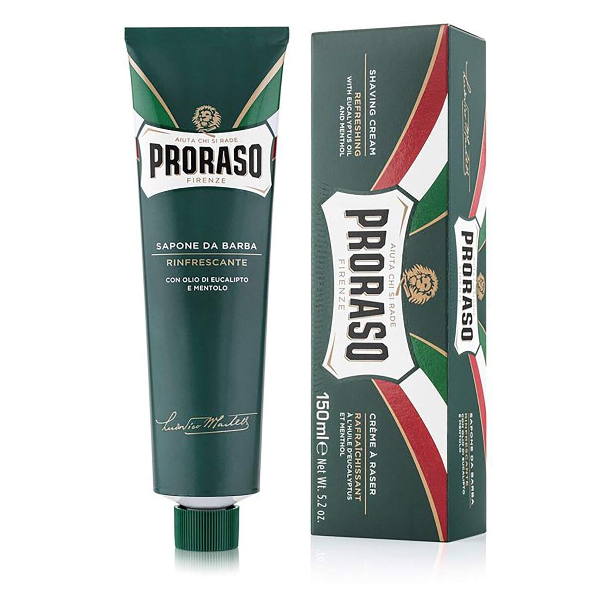 Proraso Shaving cream in tube Green 150ml 