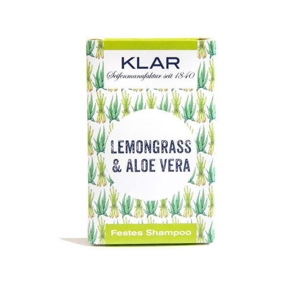 Твердый шампунь Klar Lemongrass & Aloe Vera