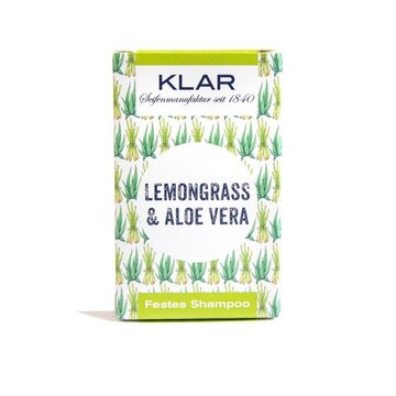 Klar festes Shampoo Lemongrass&Aloe Vera 100g