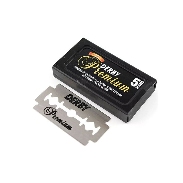 Derby Razor Blades Double Edge. Derby Black Premium. 100 Blades