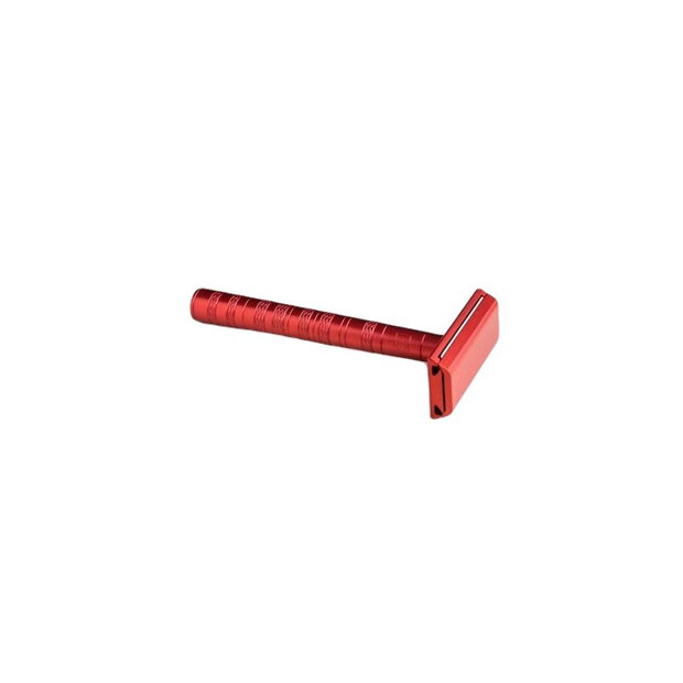 Maquinilla de Afeitar Clásica Aluminio Rojo Agresividad Leve Henson Shaving