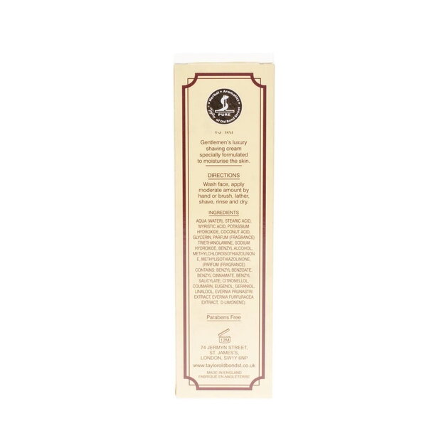 Taylor Shave Cream In Tube Sandalwood 75Ml 